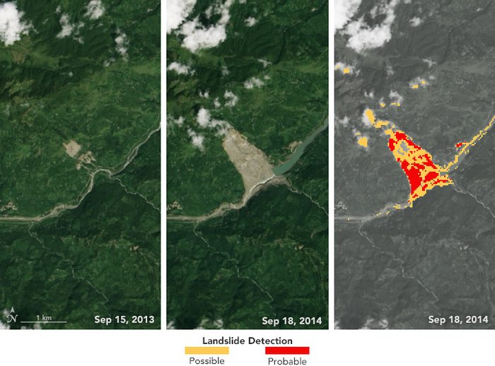 SLIP landslide detection